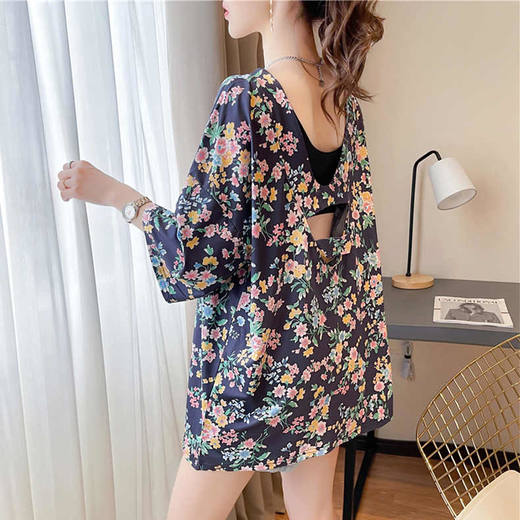 裁缝学苑AS30小心机露背短袖t恤纸样 女装中长款新款上衣打版图纸 商品图1