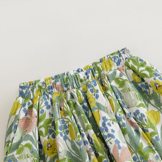 【马克珍妮 芦芙】女童花鸟童话花苞短裤儿童裤子夏装新款240575 商品图4