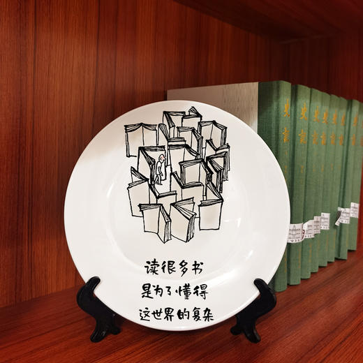 小林漫画  装饰画 摆盘 漫画国画   客厅玄关装饰摆件 商品图5