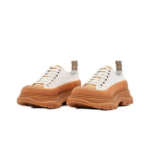 ALEXANDER MCQUEEN 亚历山大.麦昆 女士字母徽标休闲运动鞋 白色 697072 W4W69 8739 商品图2