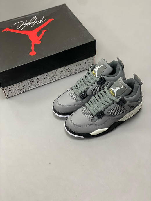 夏日特惠💰390 真标版本 # Air Jordan AJ4 Retro 酷灰老鼠灰 商品图8