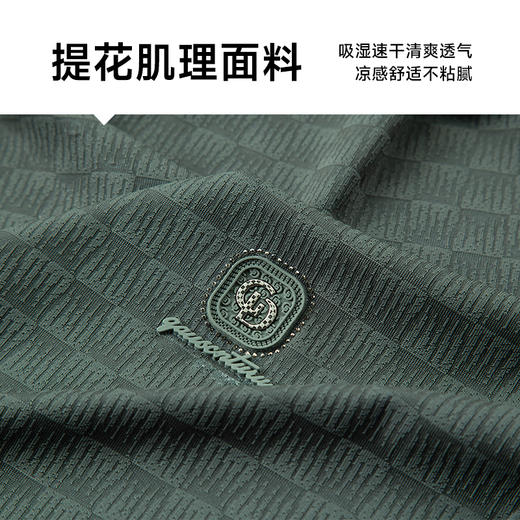 【冰丝高弹】【新款DWN】大依优型大码圆领短袖T恤夏季加肥加大肥佬休闲宽松透气上衣男士半袖夏装 商品图3