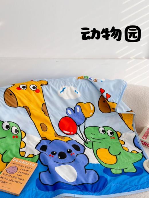 🔹【莫媞娜儿童夏季空调被】 ✅1、水洗棉可亲肤的，柔软、🎊细腻吸湿透气，安心贴贴，高支高密材质❗ ❗ ❗  商品图4