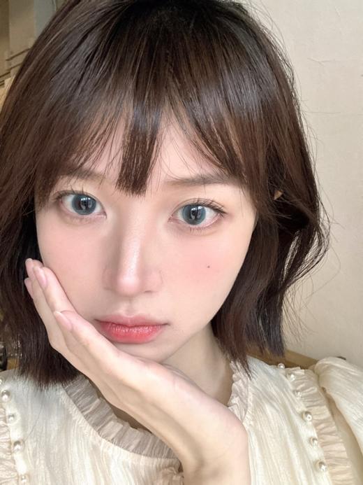 Mimipark 月抛 南风序/天鹅集 蓝/黑 14.2mm 美瞳两片装 温柔 商品图2