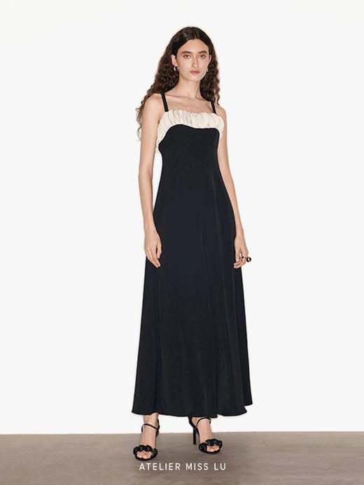 【白日浪花】层叠圆片拼接吊带阔腿重工连体裤 商品图1