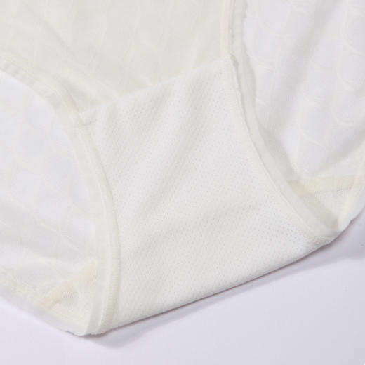 都市丽人健康系列薄透丝滑内裤女锦提花女士内裤速干低腰三角内裤LK43C5 商品图8