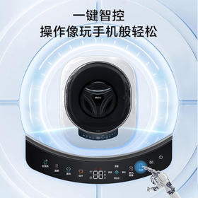 海尔（Haier）云溪系列 壁挂洗衣机 洗衣机小型 全自动洗烘一体 内衣 婴儿洗衣机3公斤高温除菌螨715