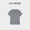 【现货】Lilymoon24夏新款短款装饰线小圆领T恤舒适时尚休闲百搭打底 商品缩略图0