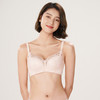 都市丽人自然舒适内衣女蕾丝文胸B杯适穿3/4杯薄款软钢圈三排扣LB42D6 商品缩略图1