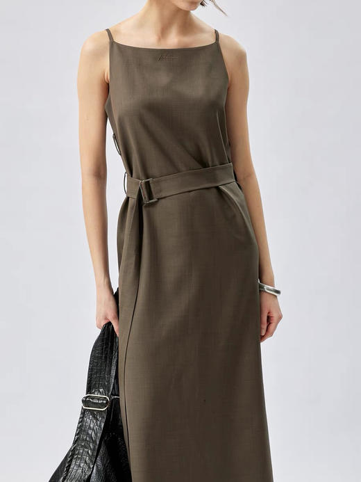 单腰带吊带裙 商品图1