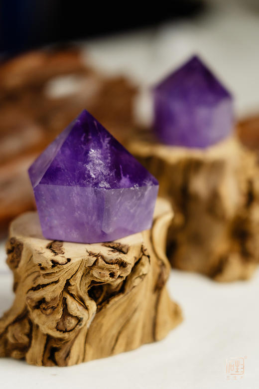“寻光”系列---天然紫水晶根雕能量摆件 商品图2