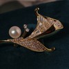 甄珠贝 造型淡水胸针 淡水10-11mm 商品缩略图4