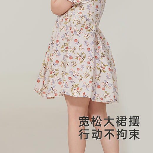 【商场同款】英氏女童连衣裙宝宝短袖纯棉裙子夏季 商品图2
