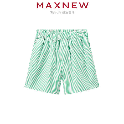 【短裤】女装宽松时尚条纹短裤 1N1224201 商品图1