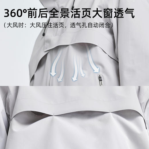 【透气王冲锋衣】拓路者户外暴雨级防水夹克男活页结构硬壳登山服 商品图2