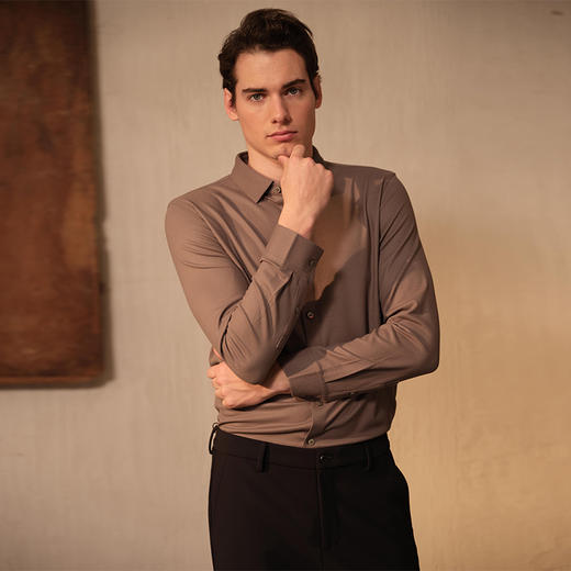 YvesFigarau伊夫·费嘉罗休闲长袖衬衫962302 商品图2