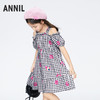女童纯棉格子裙短袖连衣裙新款安奈儿童装实体店同款AG423775 商品缩略图2