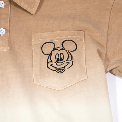 迪士尼经典米奇24夏季男女短袖套装凉感渐变色清爽出游休闲两件套ZD2DT028
 商品图7