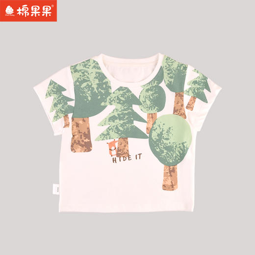 棉果果夏季新品男童索罗娜短袖T恤M212140224278 商品图1