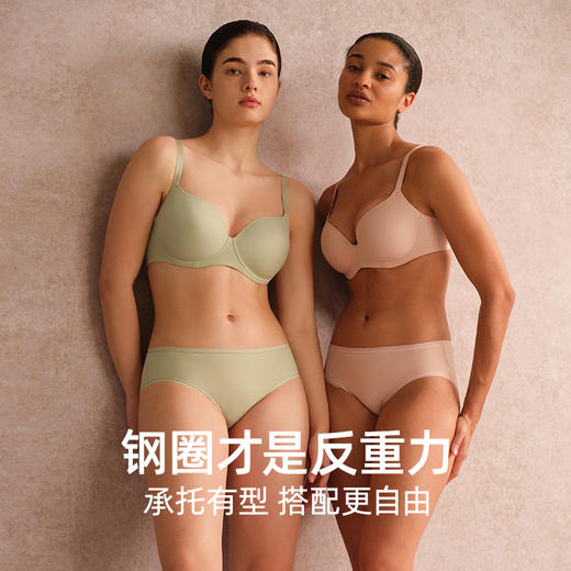 【小青提】HSIA遐无痕内衣女夏季薄款时尚新光面上托侧推全罩杯大胸显小文胸 商品图1