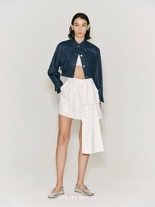 【深海飞行】造型大口袋立领短款外套 商品图0