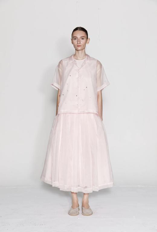 Ecole de curiosites粉色衬衫 商品图1