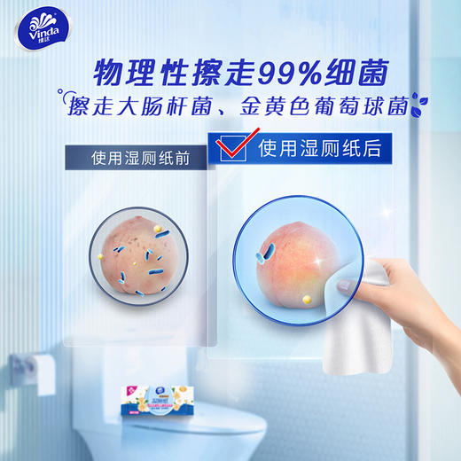 【官方包邮】维达金盏花超迷你便携湿厕纸7片8包装 商品图3