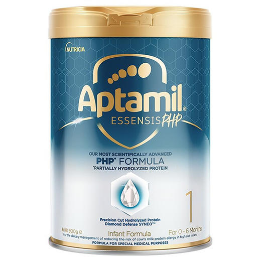 【保税】澳洲 爱他美（Aptamil） Essensis奇迹白罐水解低敏1段2段3段4段婴儿配方奶粉特殊配方奶粉 900g罐装现货 商品图1
