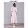 MAXRIENY落樱公主茶歇裙夏蝴蝶结连衣裙中长显瘦(货号:MC87DR273) 商品缩略图3