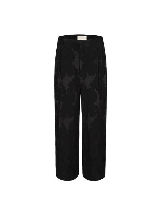 【阑珊星光】新中式肌理醋酸宽松九分裤 商品图4