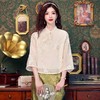 新中式国风古风禅意盘扣上衣K-624T1319 商品缩略图1