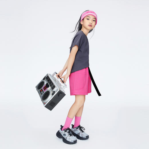 女童甜趣印花全棉T圆领短袖上衣夏季新款安奈儿童装实体店同款AG421767 商品图5