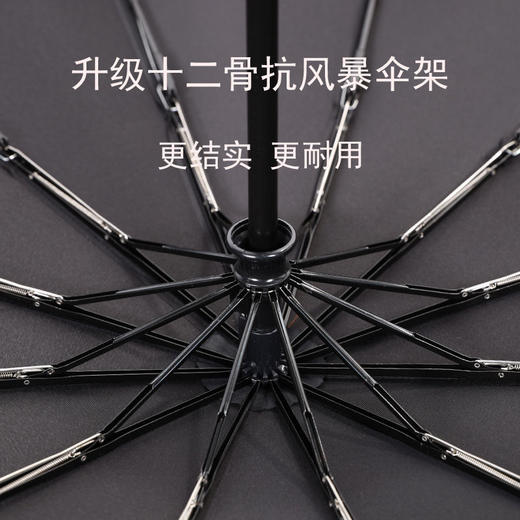 【单手一键开伞，从容省力！】折叠12骨全自动雨伞男大号双人女，晴雨两用遮阳防晒防紫外线太阳伞-lm！ 商品图1