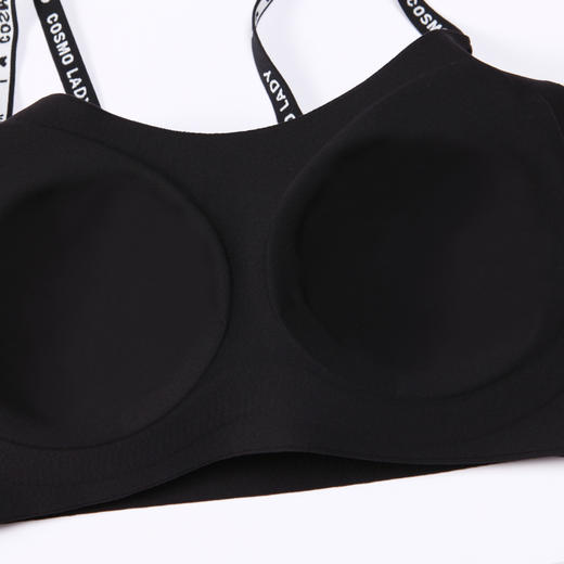 都市丽人Vbra内衣无痕背心内衣女泳布文胸无尺码抹胸薄款无钢圈无排扣LB463K 商品图6