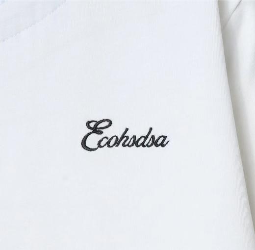 T630夏季新款国潮条纹拼接T恤设计感男女情侣短袖牌宽松圆领休闲上衣 商品图3