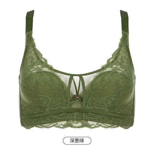 都市丽人舒软挺塑轻塑塑身内衣女蕾丝BC杯适穿3/4杯超薄款速干调整型文胸无钢圈四排扣LJ42B3 商品图12