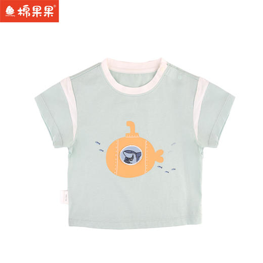 棉果果夏季新品男童纯棉短袖T恤M212140224280 商品图1