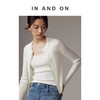 IN AND ON 纸片人 修身显瘦 双开拉链针织衫 53206 商品缩略图3