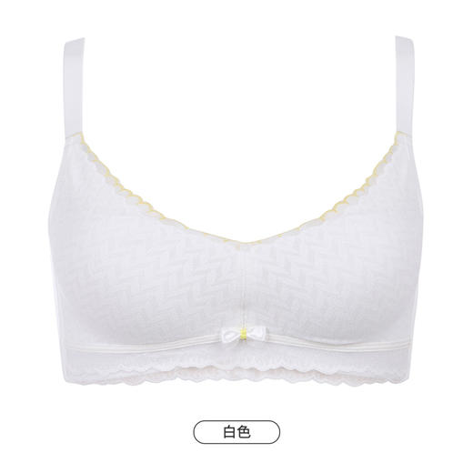 都市丽人自然舒适内衣女蕾丝文胸B杯适穿3/4杯中厚无钢圈三排扣LB42D4 商品图9