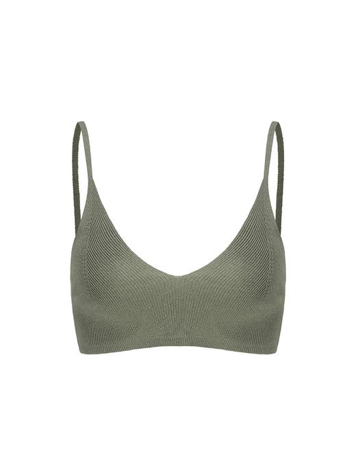 【青松周末】无压感弹力针织吊带短款背心 商品图4