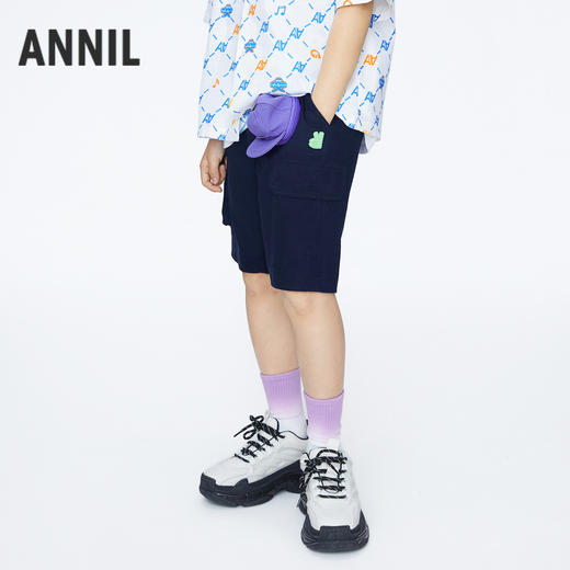 男童活力工装五分裤裤子新款安奈儿童装实体店同款AB426607 商品图1