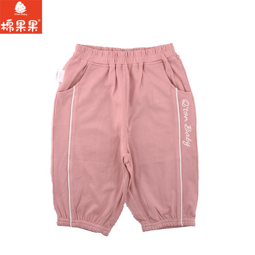 棉果果夏季新品女童珠地棉针织七分裤M222201224245 商品图0