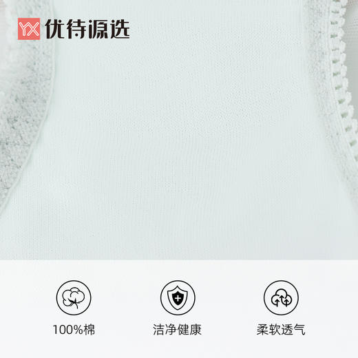 【39元3条，下单拍3】柔美蕾丝棉质底裆清爽透气女式内裤底裤YXNW022 商品图5