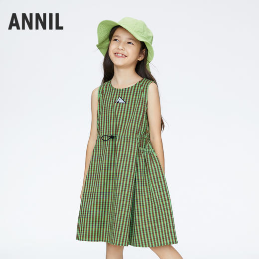 【实体店同款】女童小清新无袖连衣裙裙子新款安奈儿童装AG423820 商品图0