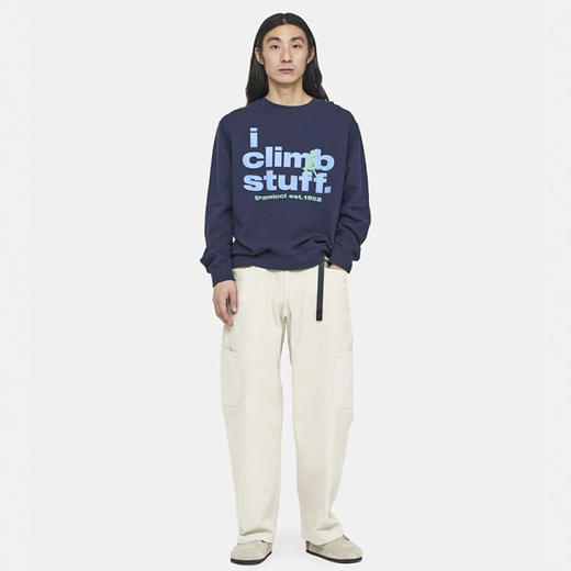 GRAMICCI I CLIMB STUFF SWEATSHIRT 印花圆领套头长袖卫衣 商品图1