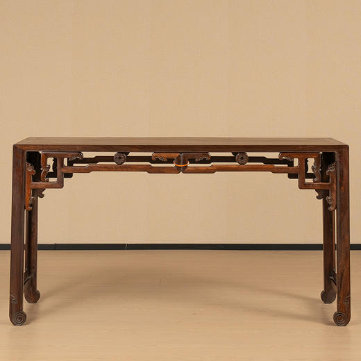 清 红木拐子云纹四面平条桌 商品图0