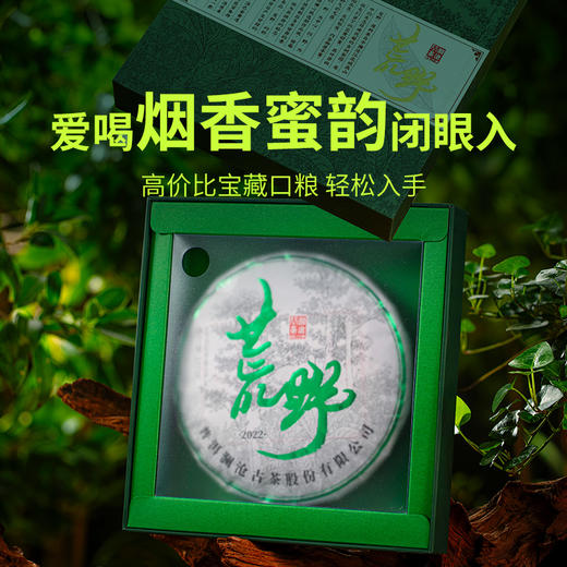 荒野单片装  生茶  357克  2022年 商品图1