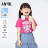 女童圆领短袖针织衫夏季新款安奈儿童装实体店同款XG421696 商品缩略图0