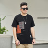 【新款DMH】大依优型大码男装圆领短袖T恤加肥加大休闲肥佬男上衣夏季半袖胖子潮款 商品缩略图2
