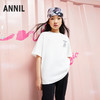 男童女童光感液氨纯棉抗皱弹力圆领短袖针织衫夏季新款安奈儿童装EM421109 商品缩略图1